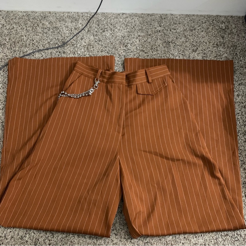 Ragged Priest Wide-Legged Pants w/ Chain